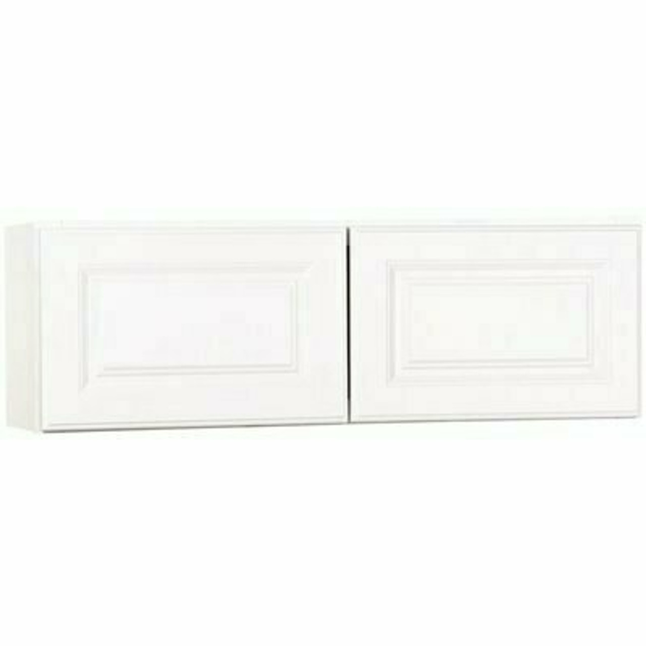 Hampton Bay Hampton 30 in. W x 12 in. D x 12 in. H Assembled Wall Bridge Kitchen Cabinet in Satin White