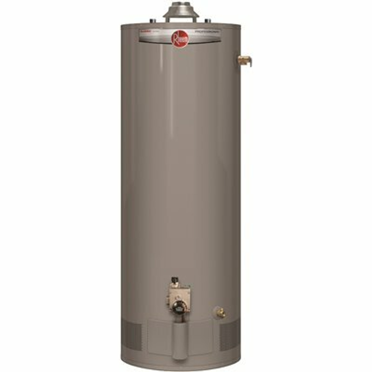 Rheem 40 Gal. Professional Classic 32,000 Btu Tall Residential Atmospheric Liquid Propane Water Heater Side T&P Relief Valve