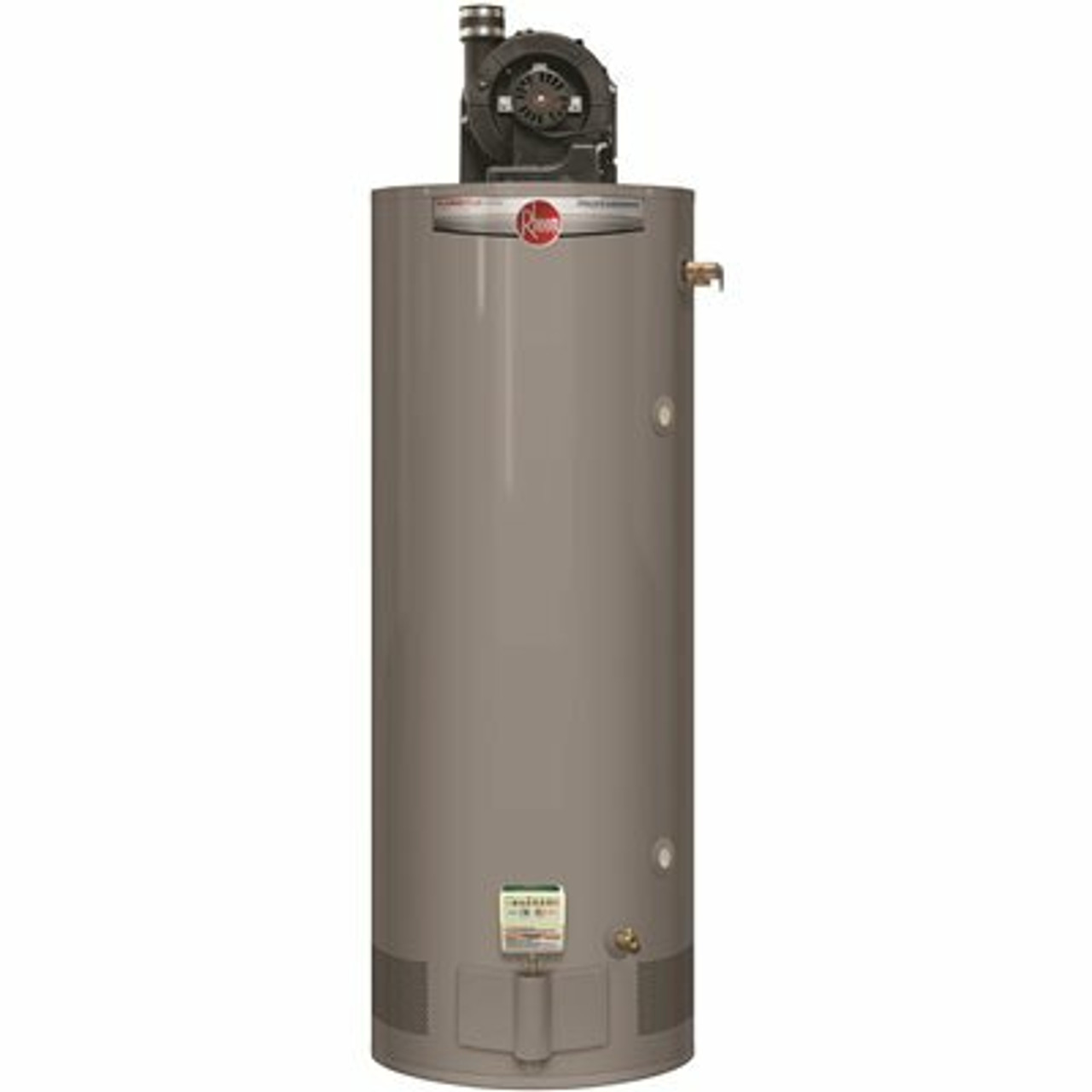 Rheem Heavy-Duty 75 Gal. Power-Vent Residential Natural Gas Water Heater 75100 Btu Side Relief Valve