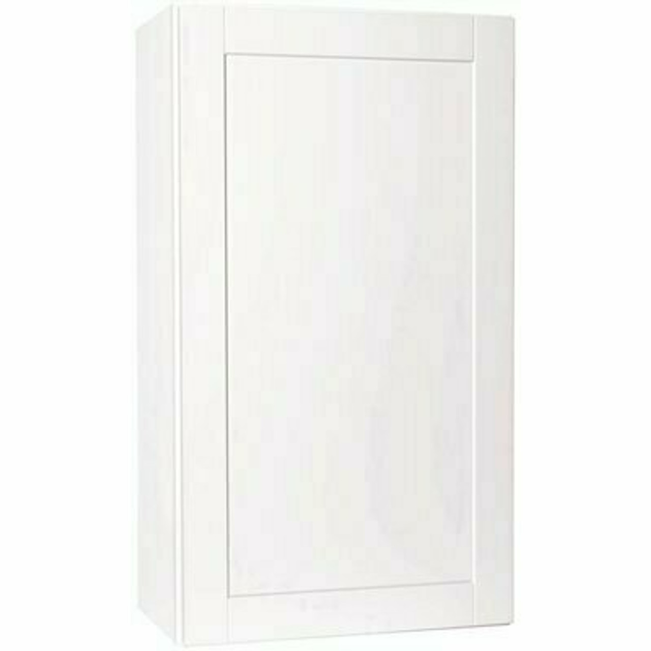 Hampton Bay Shaker Satin White Stock Assembled Wall Kitchen Cabinet (24 In. X 42 In. X 12 In.)