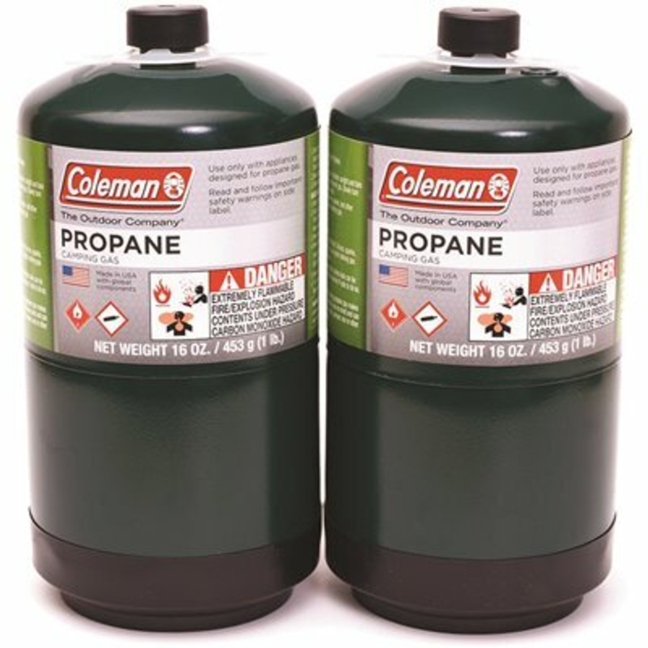 Coleman 1 Lb. Coleman Propane Gas Cylinder (2-Pack)