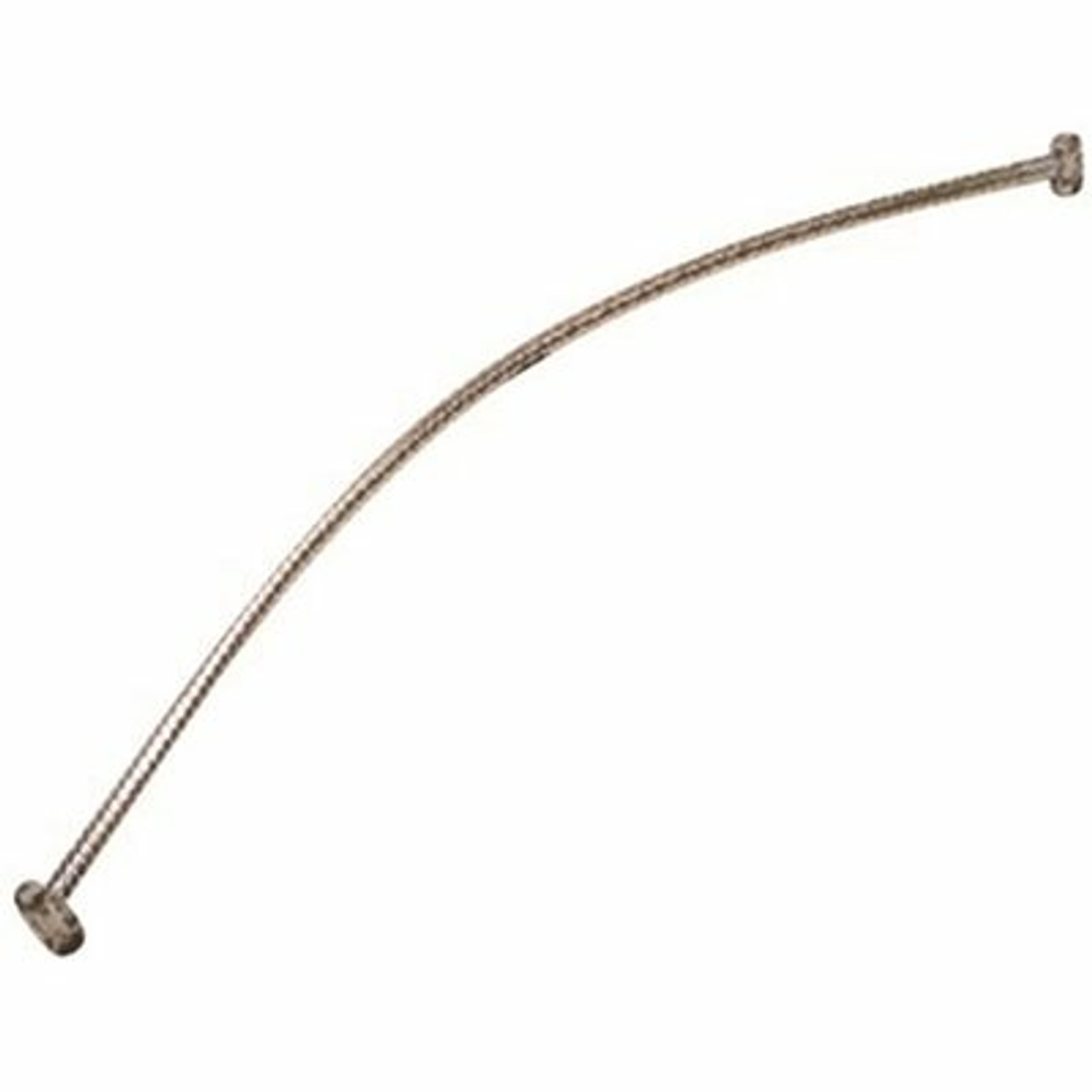 Private Brand Unbranded 60 In. Stainless Steel Curved Shower Rod In Polished Finish (6-Pack)