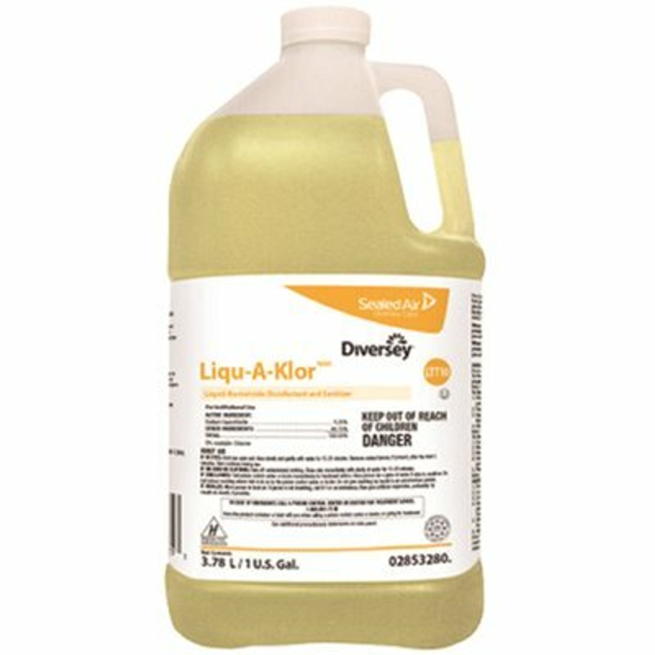 Liqu-A-Klor 1 Gal. Disinfectant And Sanitizer, Liquid-Bactericide, (4-Case)