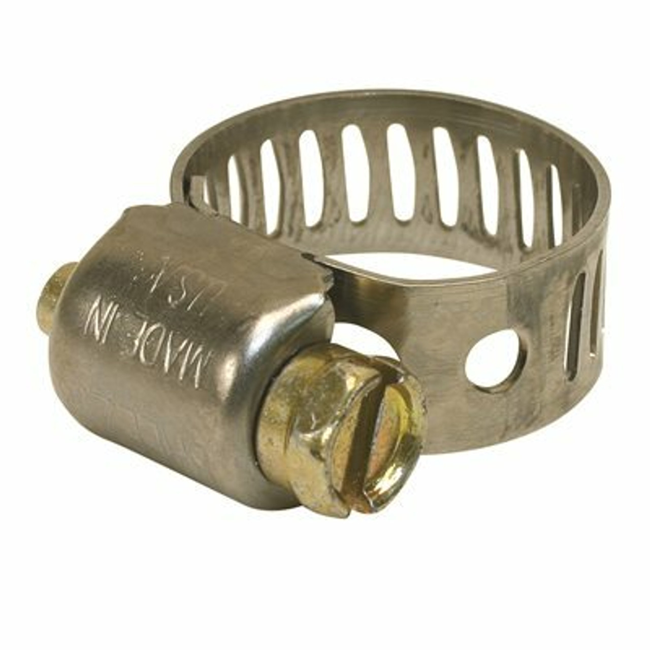 Breeze Clamp 7/32 In. - 5/8 In. Mini Hose Clamp 410 Stainless Steel (10-Pack)
