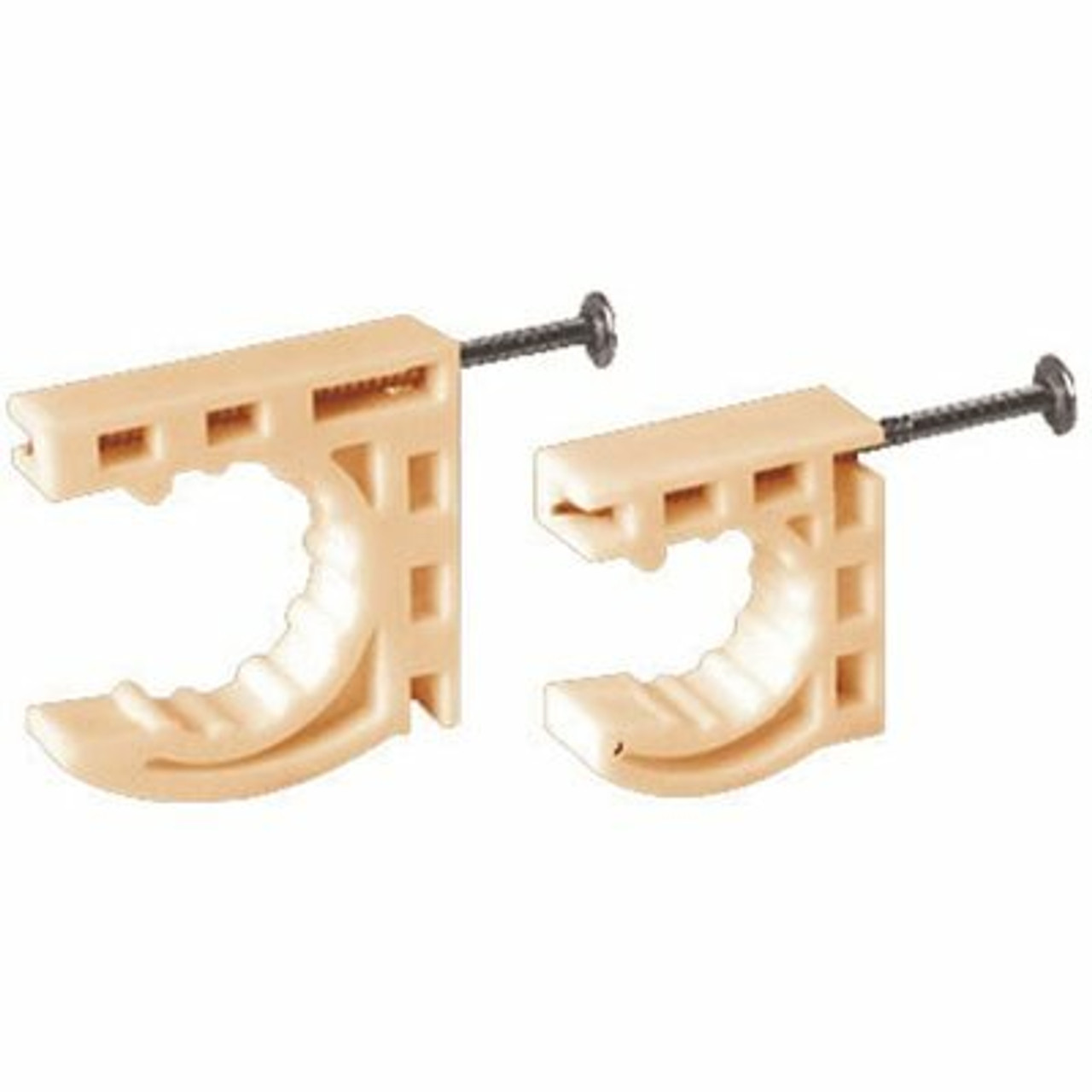 Water-Tite Right Strap 3/4 In. Plastic Multi-Functional Pipe Clamps With Preloaded Nail (Carton Of 20)