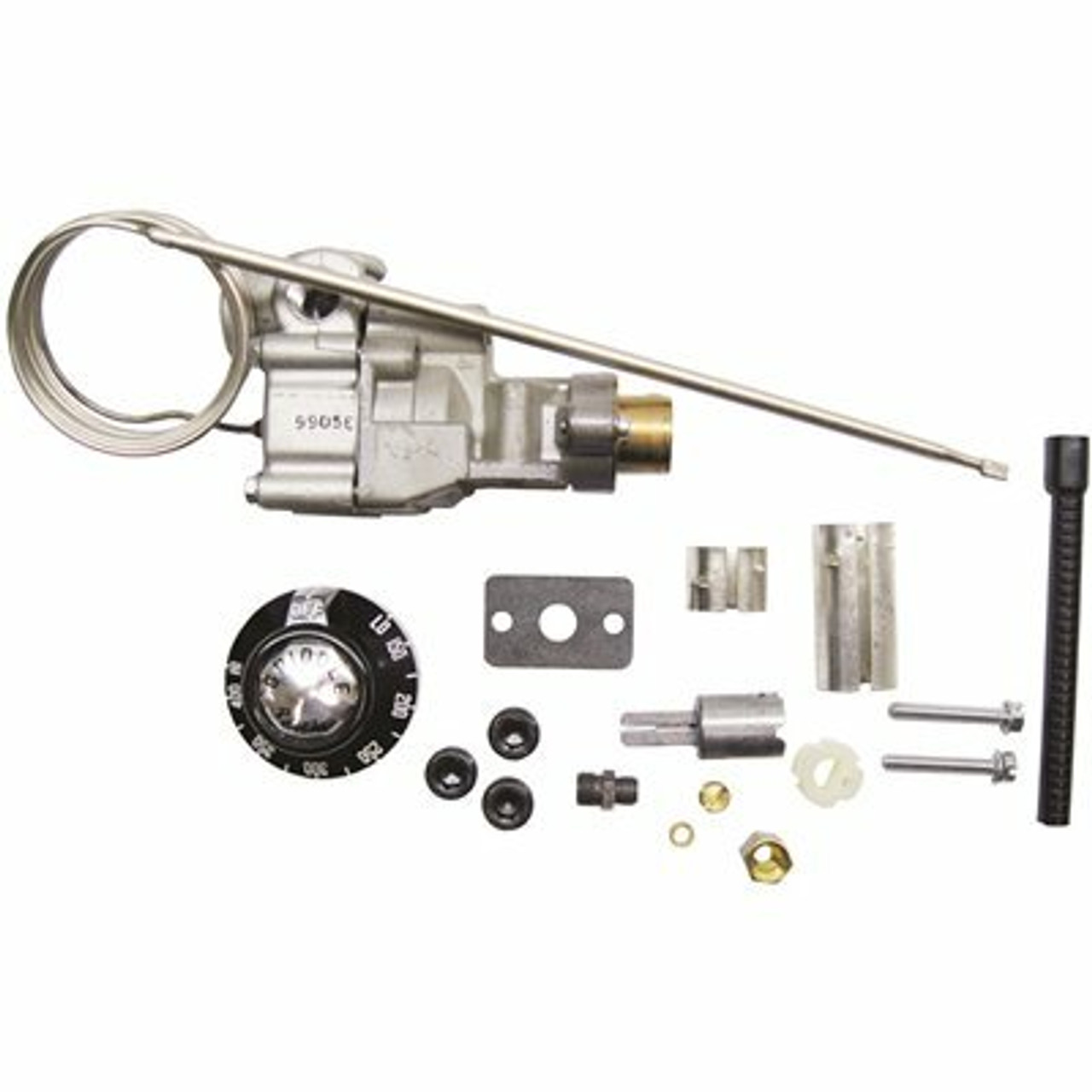 Robertshaw Gas Cooking Control Thermostat Kit For Griddles, Natural Gas / Propane, 1/4 In. Gas Connection