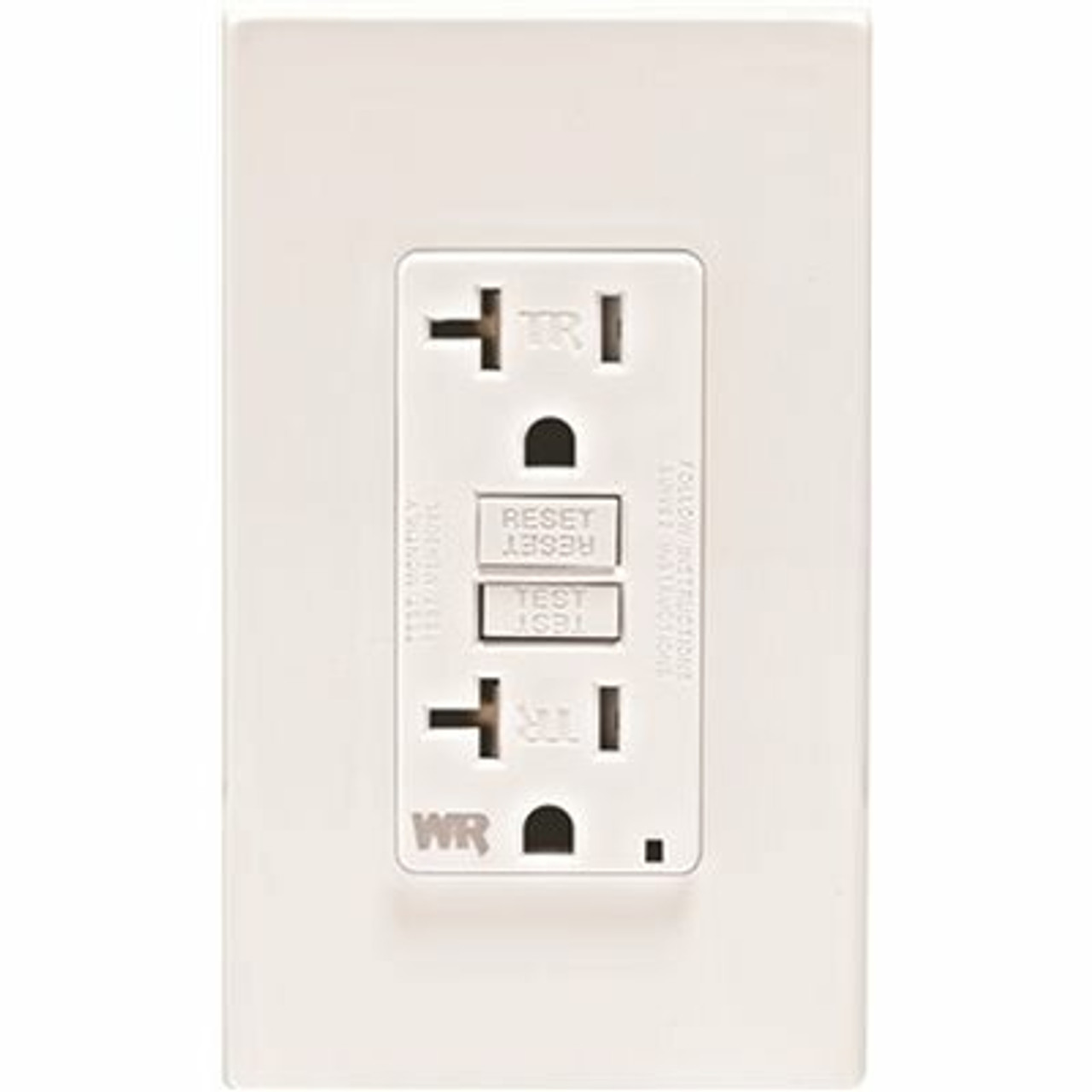 Leviton 20 Amp 125-Volt Nema 5-20R Smartlockpro Weather And Tamper-Resistant Duplex Gfci Outlet With Led, White