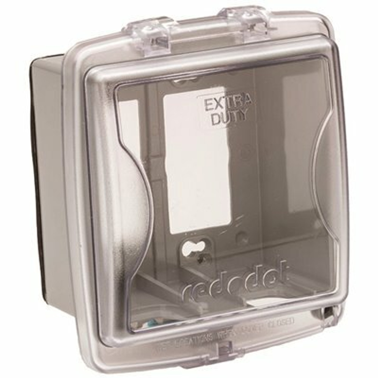 Red Dot 2-Gang 2-7/8 In. Deep Extra Duty Non-Metallic While-In-Use Weatherproof Receptacle Cover