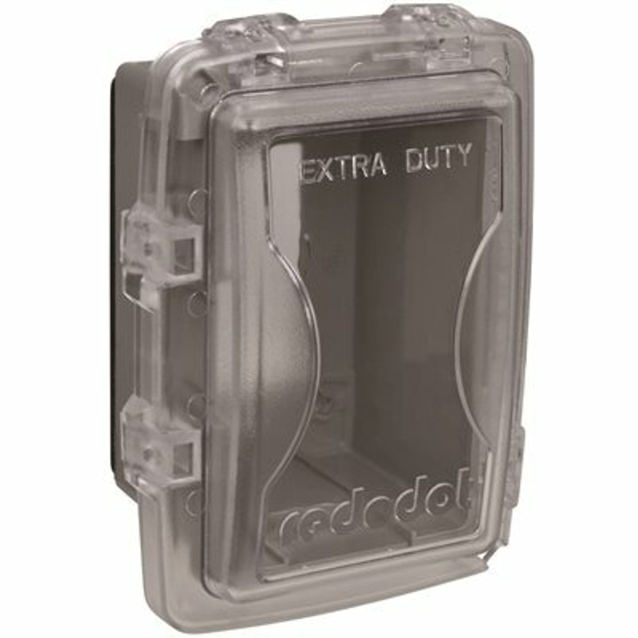 Red Dot 1-Gang Extra Duty Non-Metallic Weatherproof Receptacle Cover With Wasp Guard