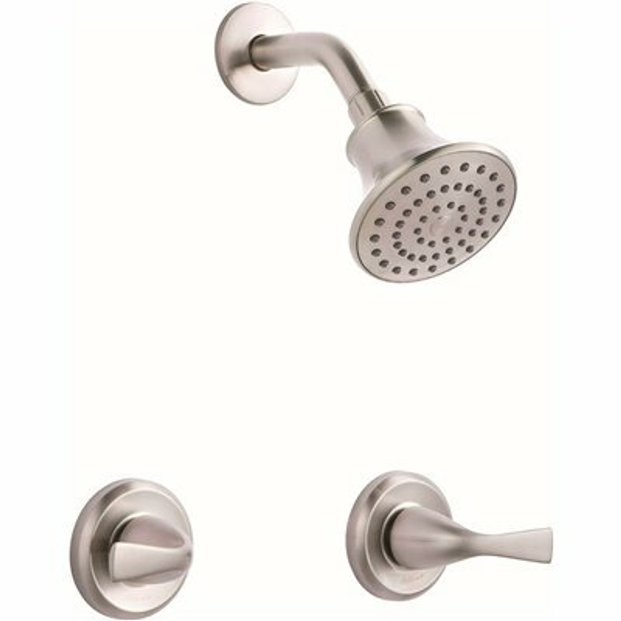 Premier Sanibel 2-Handle 1- -Spray Shower Faucet In Brushed Nickel (Valve Included)