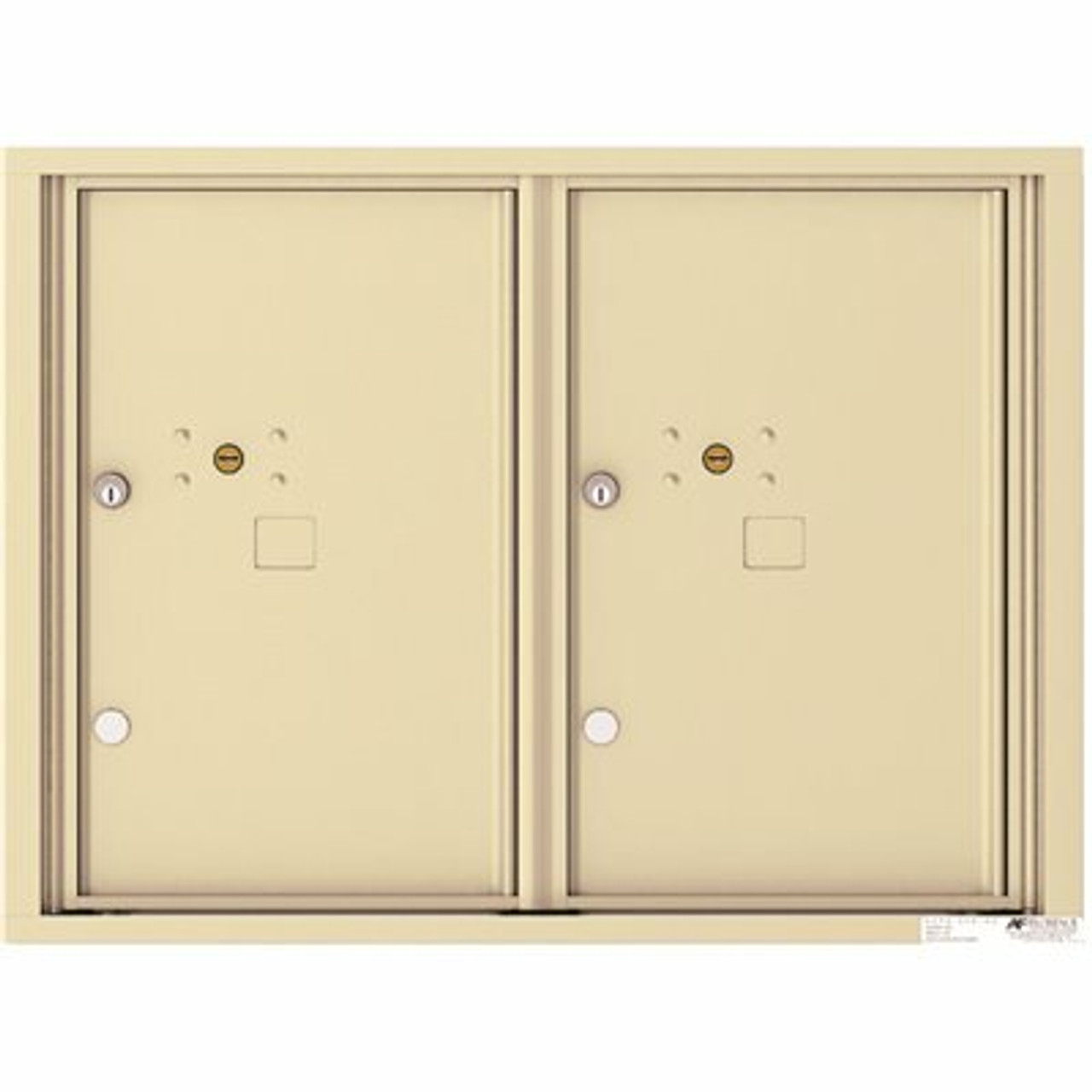 Florence Versatile 6 High 2-Parcel Lockers Wall-Mount 4C Mailbox Suite - 3554398