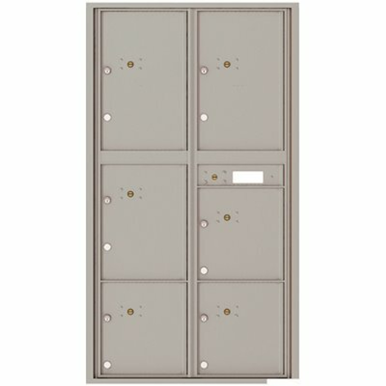 Florence Versatile Max Height 6-Parcel Lockers Wall-Mount 4C Mailbox Suite - 3554412