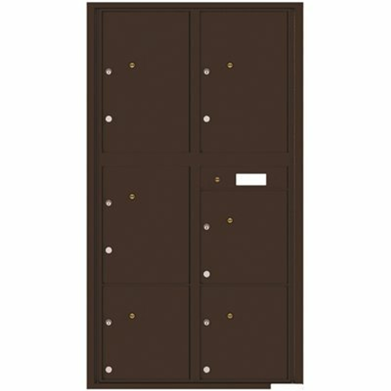 Florence Versatile Max Height 6-Parcel Lockers Wall-Mount 4C Mailbox Suite - 3554414