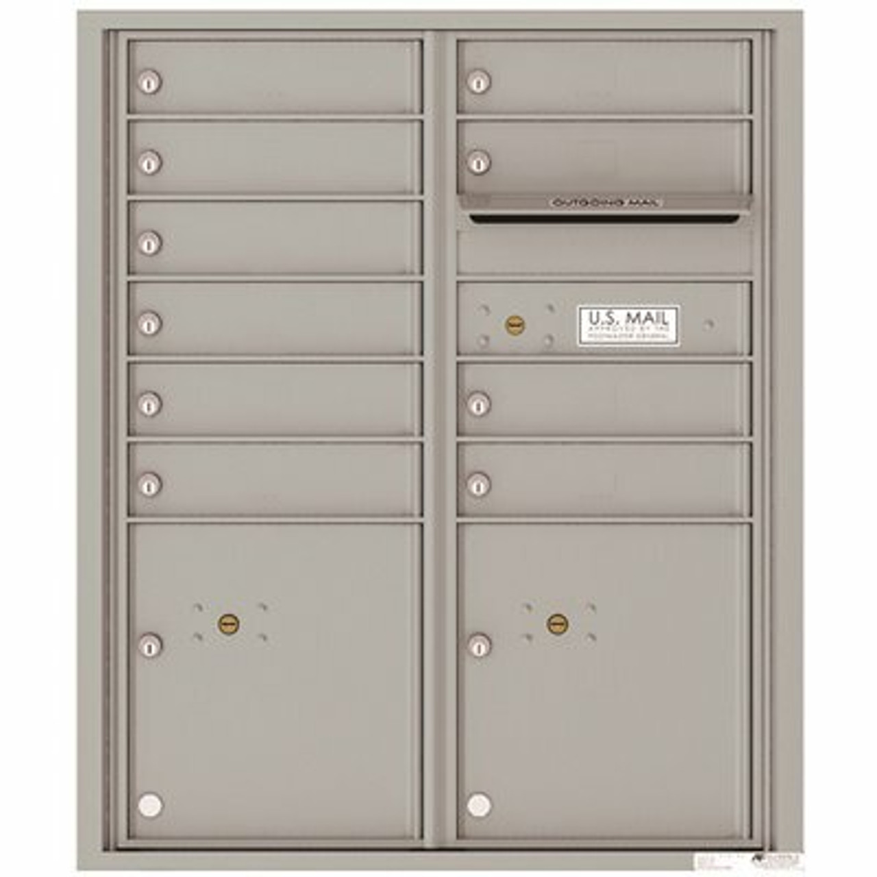 Florence Versatile 10-Compartment Recess-Mount 4C Ada Mailbox - 3554418