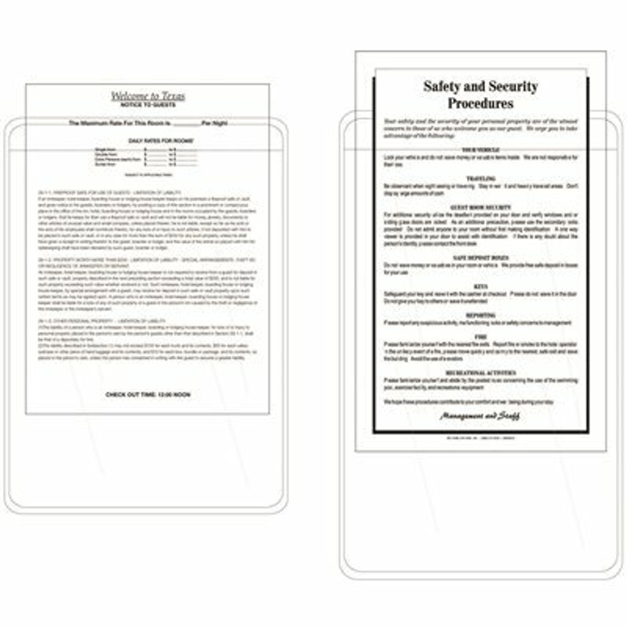 Rgi Publications, Inc 8.5X11 State Law Card Or