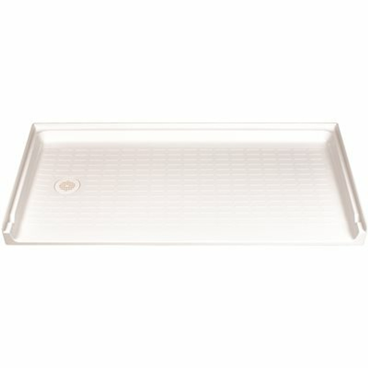 Mustee Caregiver 30 In. X 60 In. Single Threshold Shower Floor In White - 3557889