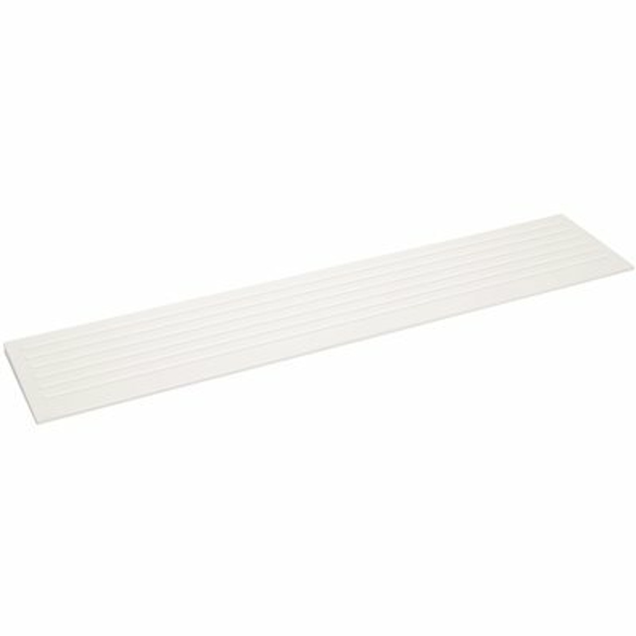 Mustee 12 In. X 60 In. Entry Ramp In White For 360L/R Barrier-Free Shower Floor