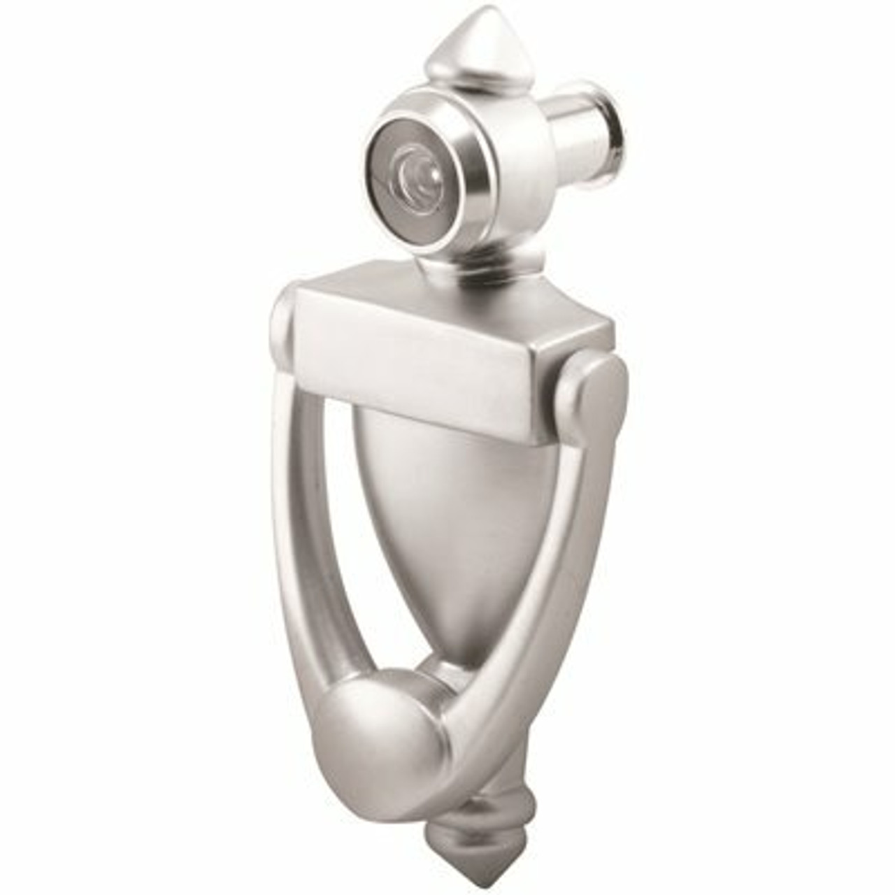 Prime-Line Door Knocker And Viewer, 9/16 In. Bore, 160-Degree View Angle, Satin Chrome