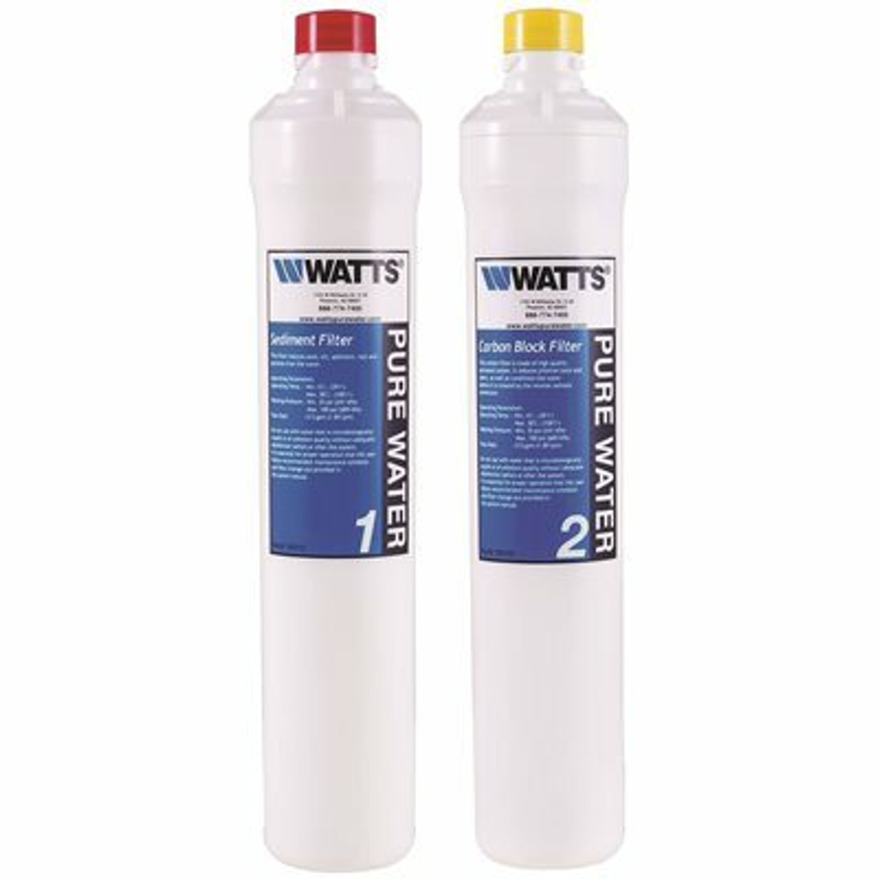 Watts Pure Water Semi-Annual Filter Pack For Kwik-Change Under-Sink Reverse Osmosis Systems