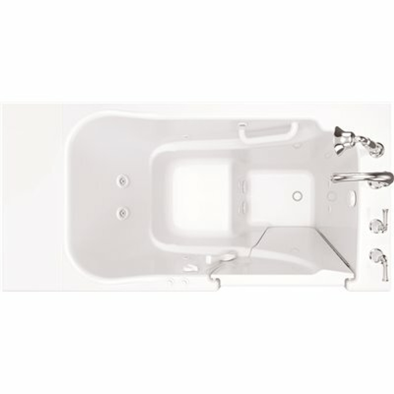 American Standard Gelcoat Value Series 52 In. Rectangular Drop-In Whirlpool Bathtub In White - 3559084