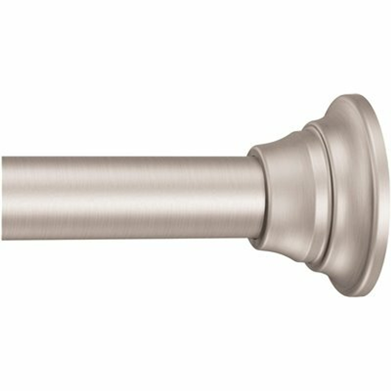 Moen 72 In. Adjustable Straight Decorative Tension Shower Rod In Brushed Nickel