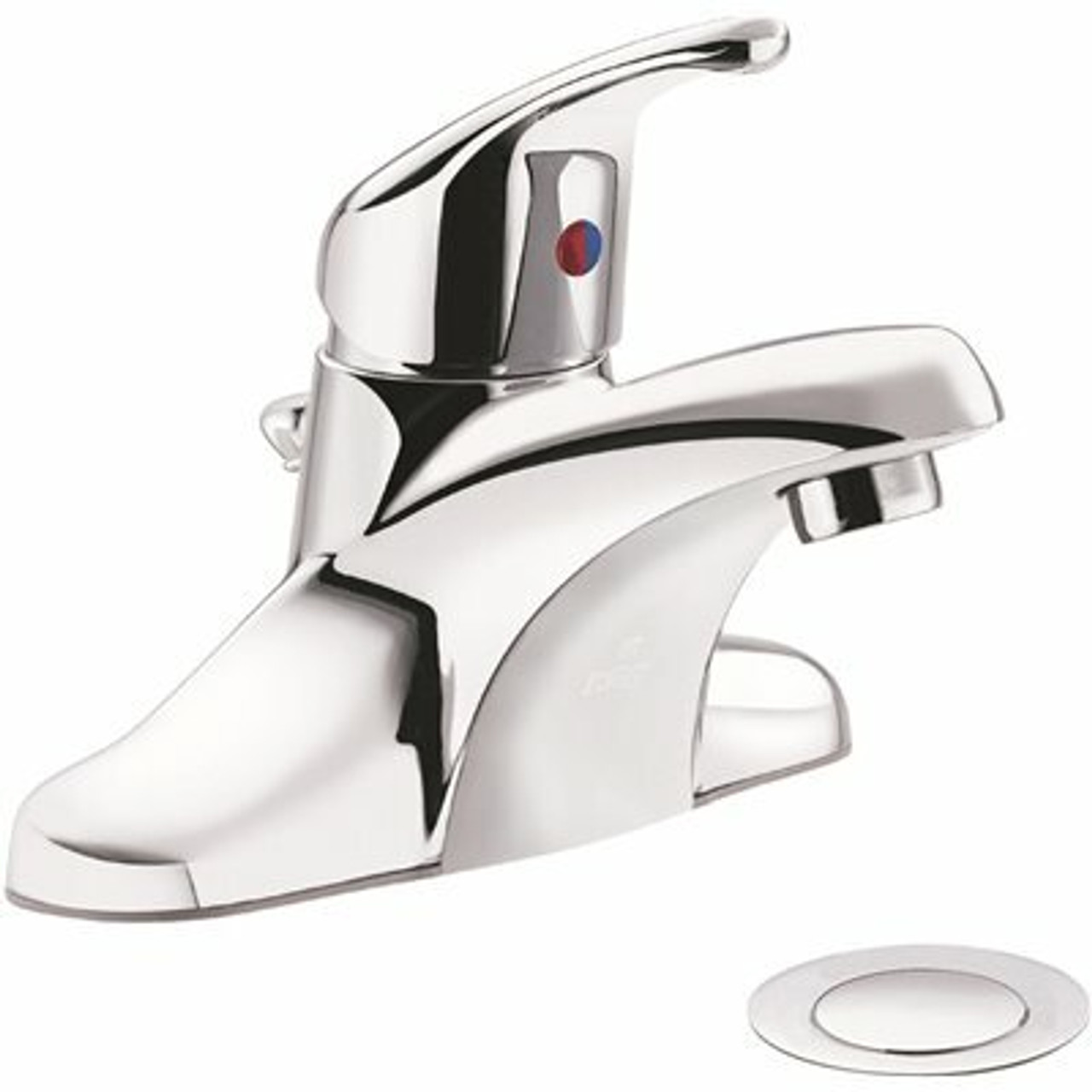 Cleveland Faucet Group Cornerstone 4 In. Centerset Single-Handle Bathroom Faucet With Flexible Supply Lines In Chrome