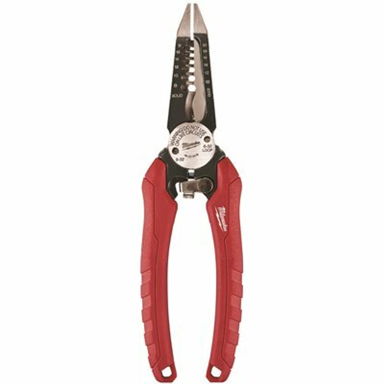 Milwaukee 7.75 In. Combination Electricians 6-In-1 Wire Strippers Pliers