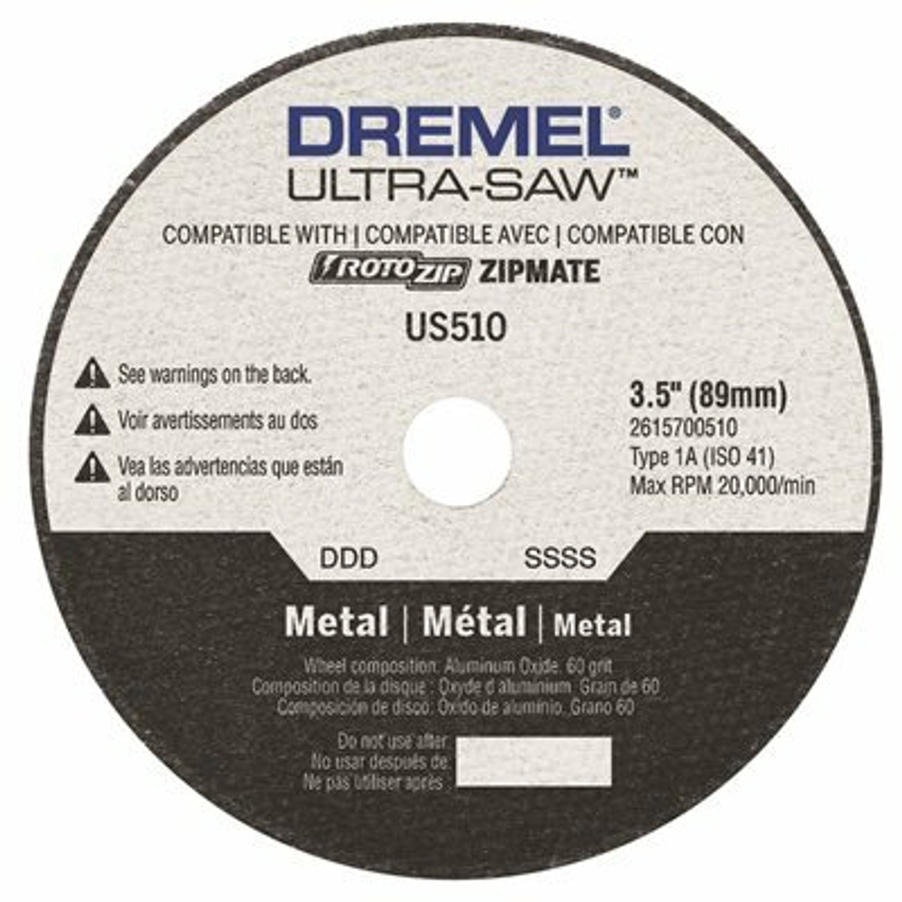 Dremel Ultra-Saw 3.5 In. Metal Cut-Off Wheel