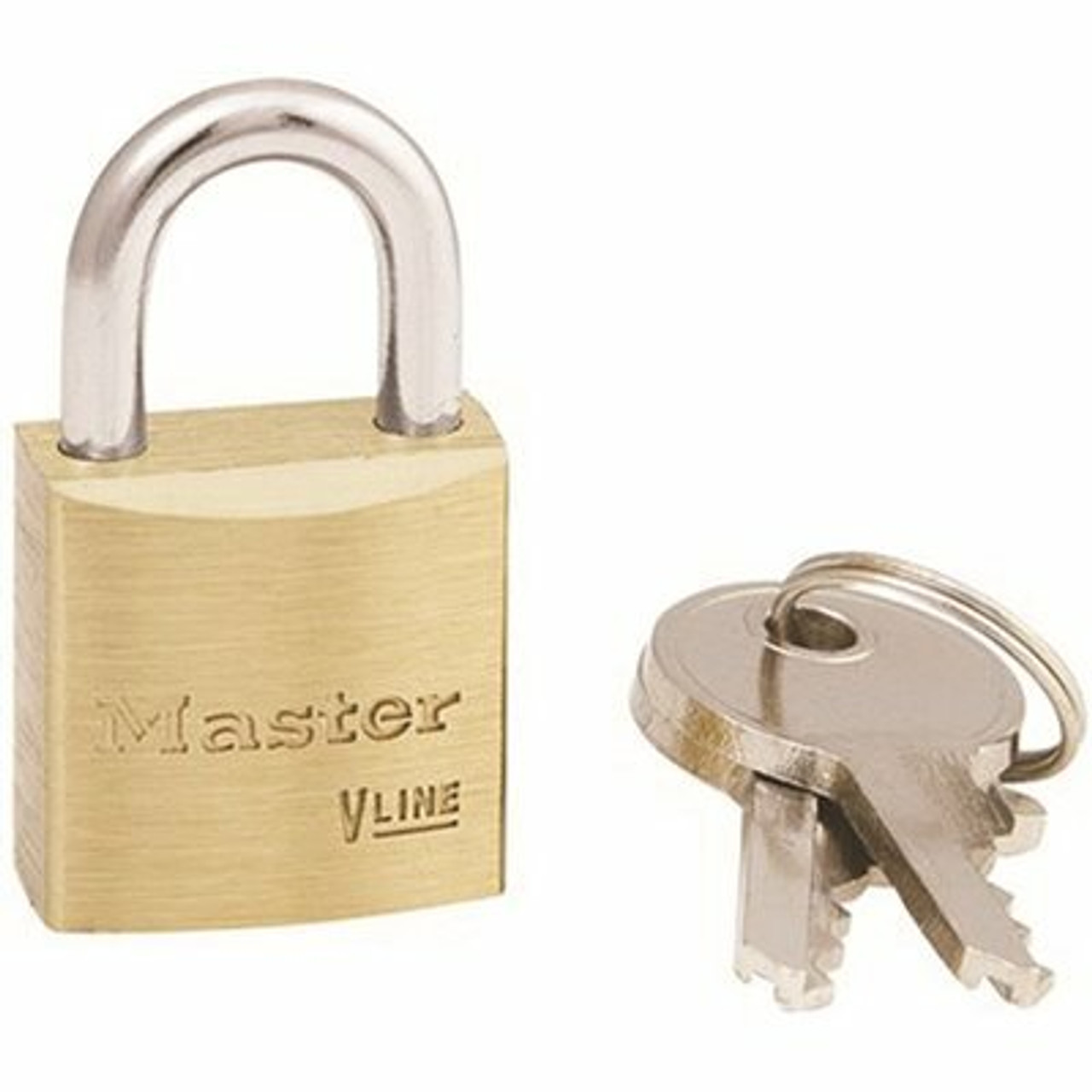 Master Lock 3/4 In. W Masterlock Brass Padlock Keyed Alike