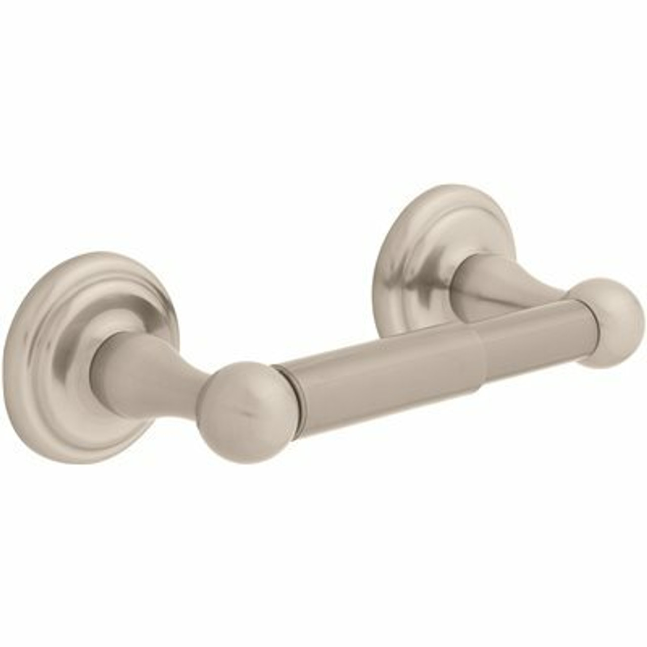 Franklin Brass Jamestown Double Post Toilet Paper Holder In Satin Nickel