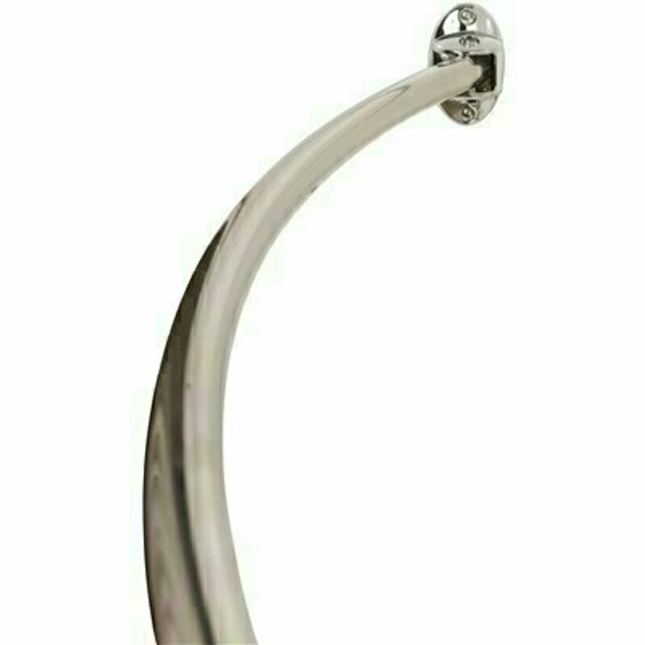 Premier 60 In. Never Rust Permanent Mount Curved Shower Rod In Chorme