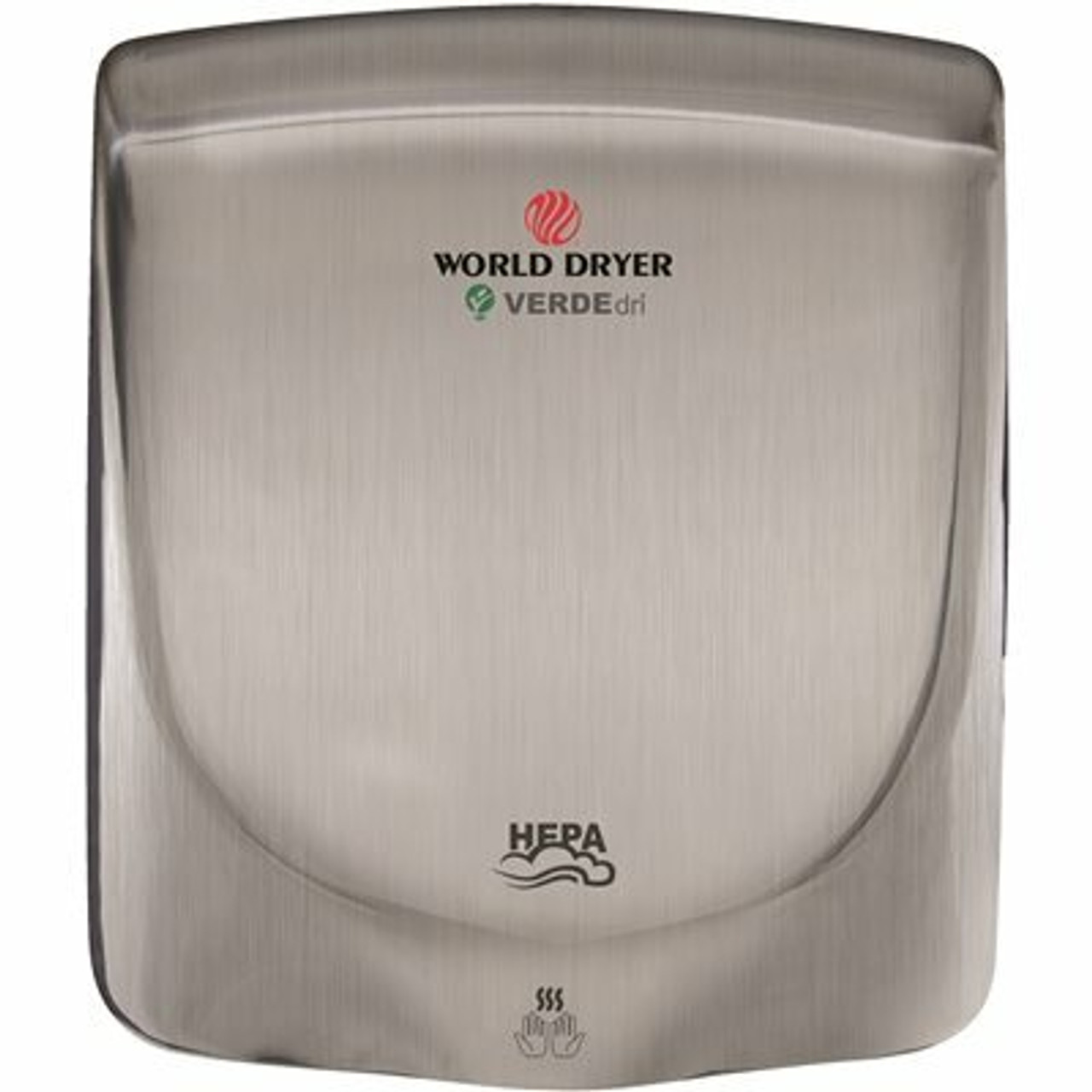 World Dryer Corporation Brushed Stainless Steel Electric Hand Dryer