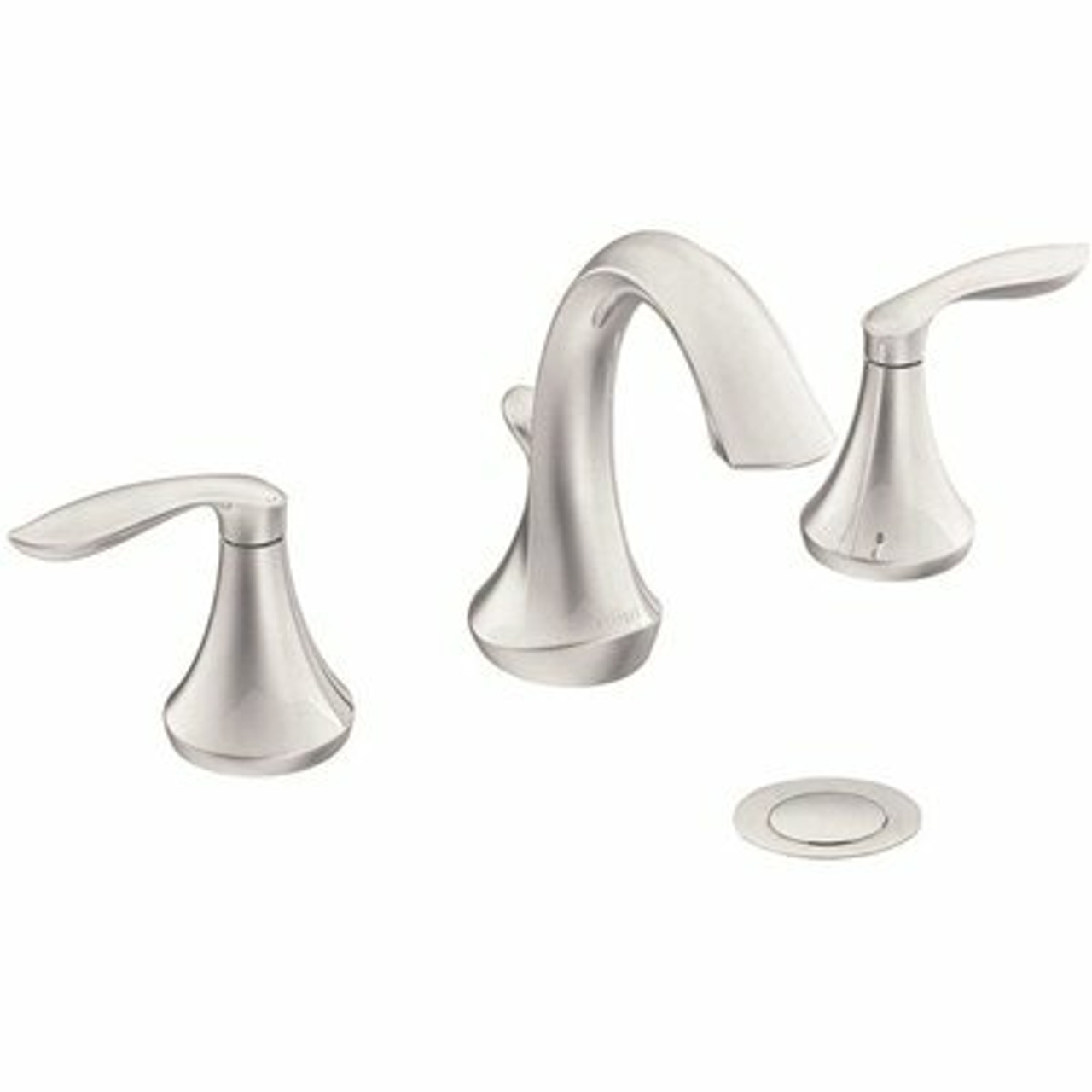 Moen Eva 8 In. Widespread 2-Handle High-Arc Bathroom Faucet Trim Kit In Chrome (Valve Not Included)