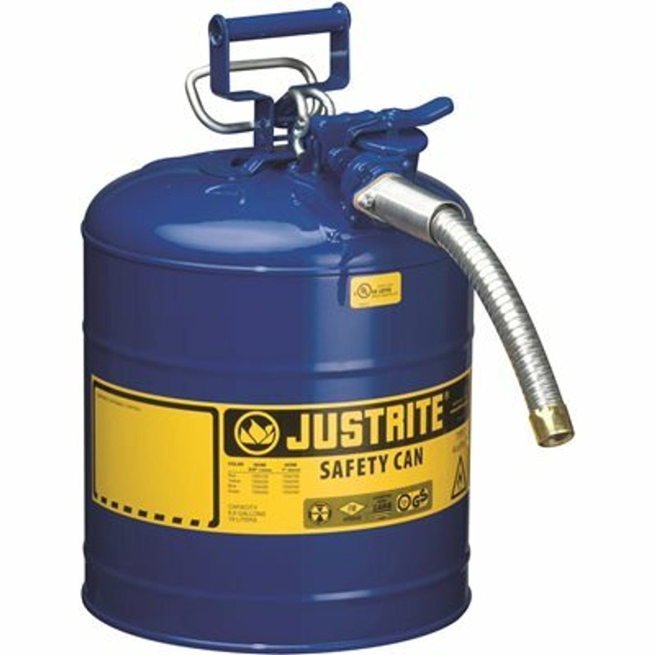 Justrite Mfg Sfty Can 5 Gal Blue W/Hose