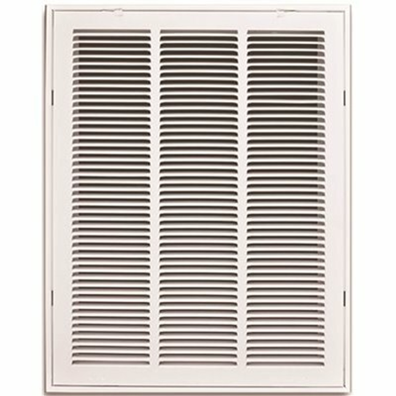 Truaire 20 In. X 25 In. White Stamped Return Air Filter Grille With Removable Face