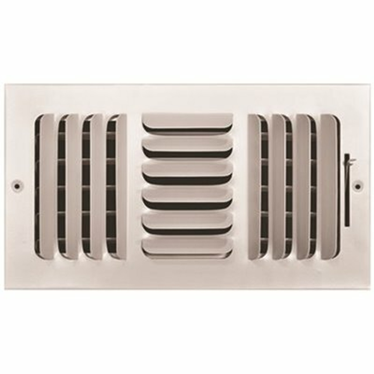 Truaire 12 In. X 6 In. 3 Way Stamped Curved Blade Wall/Ceiling Register
