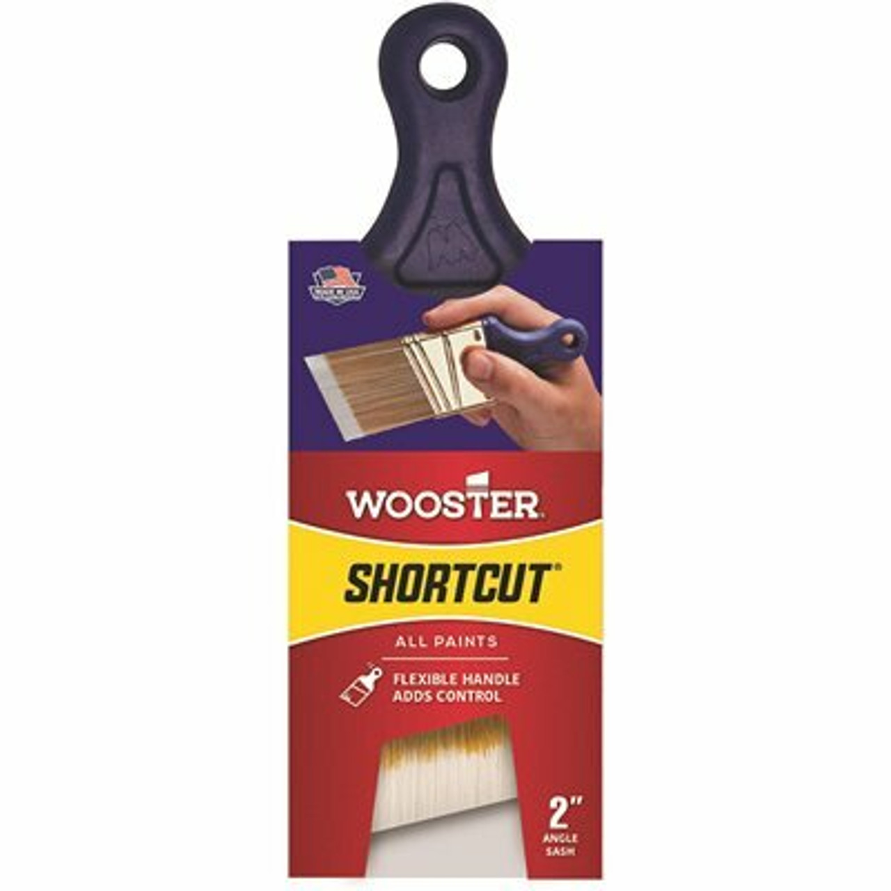 Wooster 2 In. Shortcut Polyester Angle Sash Brush