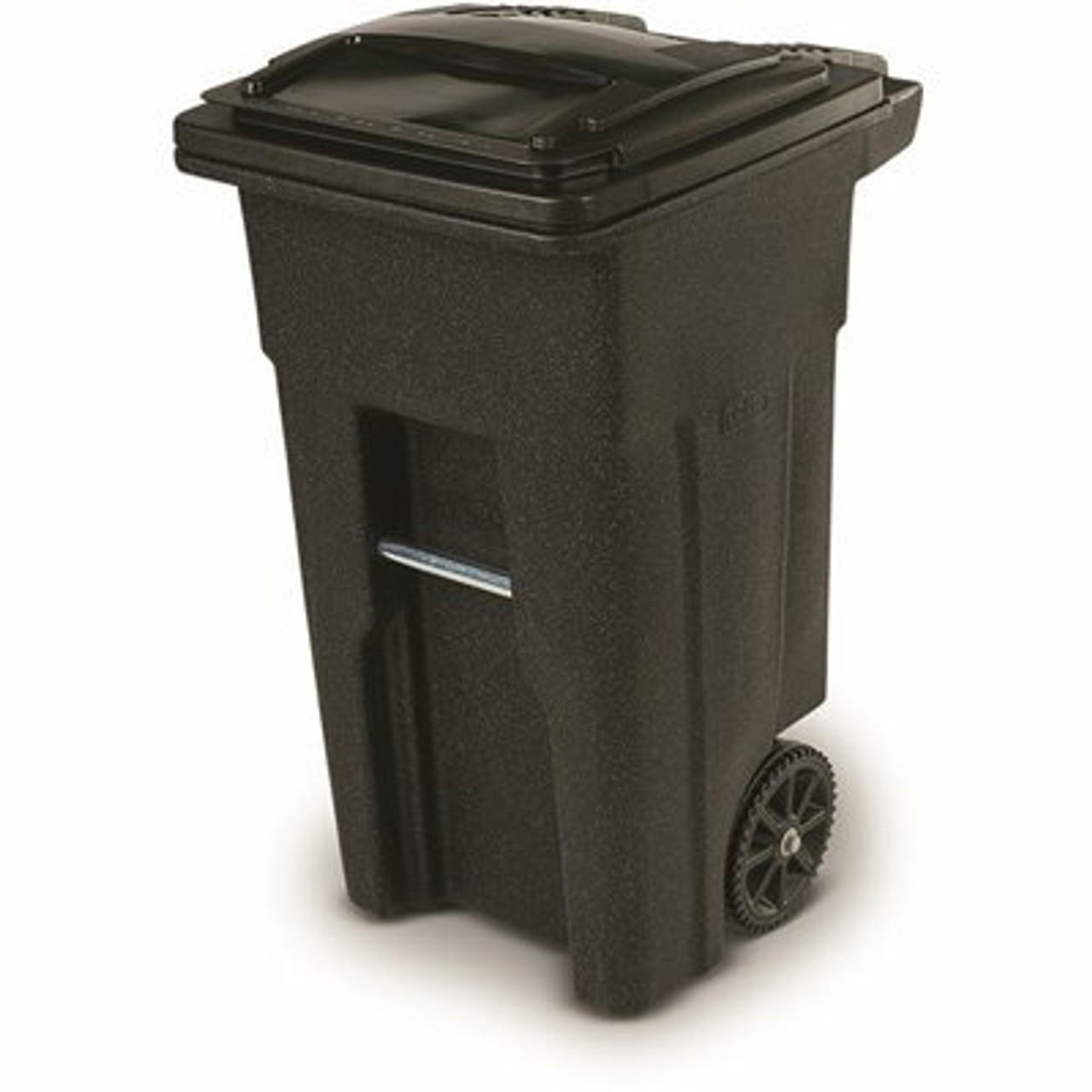 Toter 32 Gal. Blackstone Trash Can With Wheels And Attached Lid