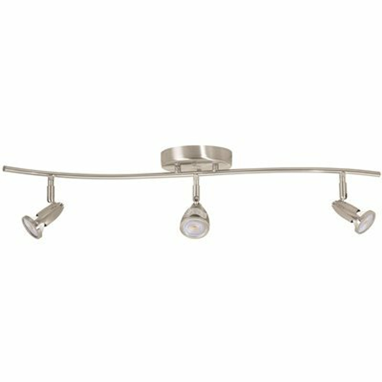 Monument 30-3/8 In. 3-Light Brushed Nickel Track Lighting Kit