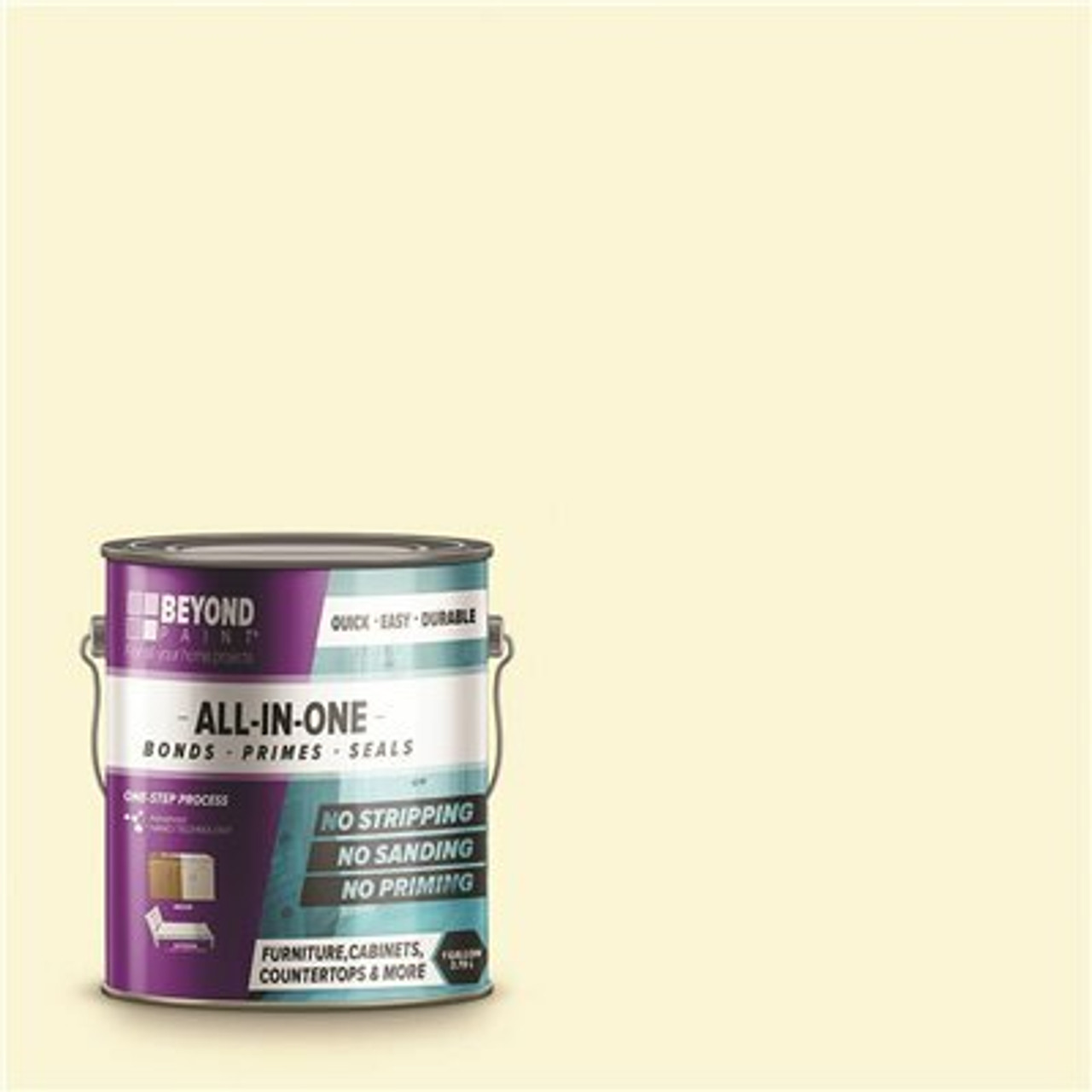 1 Gal. Off White Furniture, Cabinets, Countertops And More Multi-Surface All-In-One Interior/Exterior Refinishing Paint