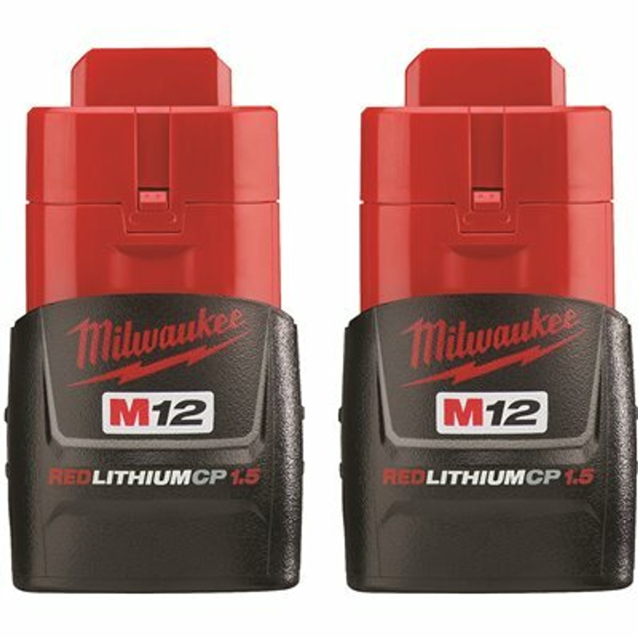 Milwaukee M12 12-Volt 1.5 Ah Lithium-Ion Compact Battery Pack (2-Pack)
