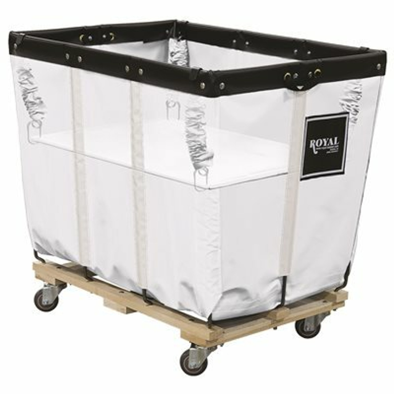 Royal Basket Trucks Spring Lifts 6 Bushel White