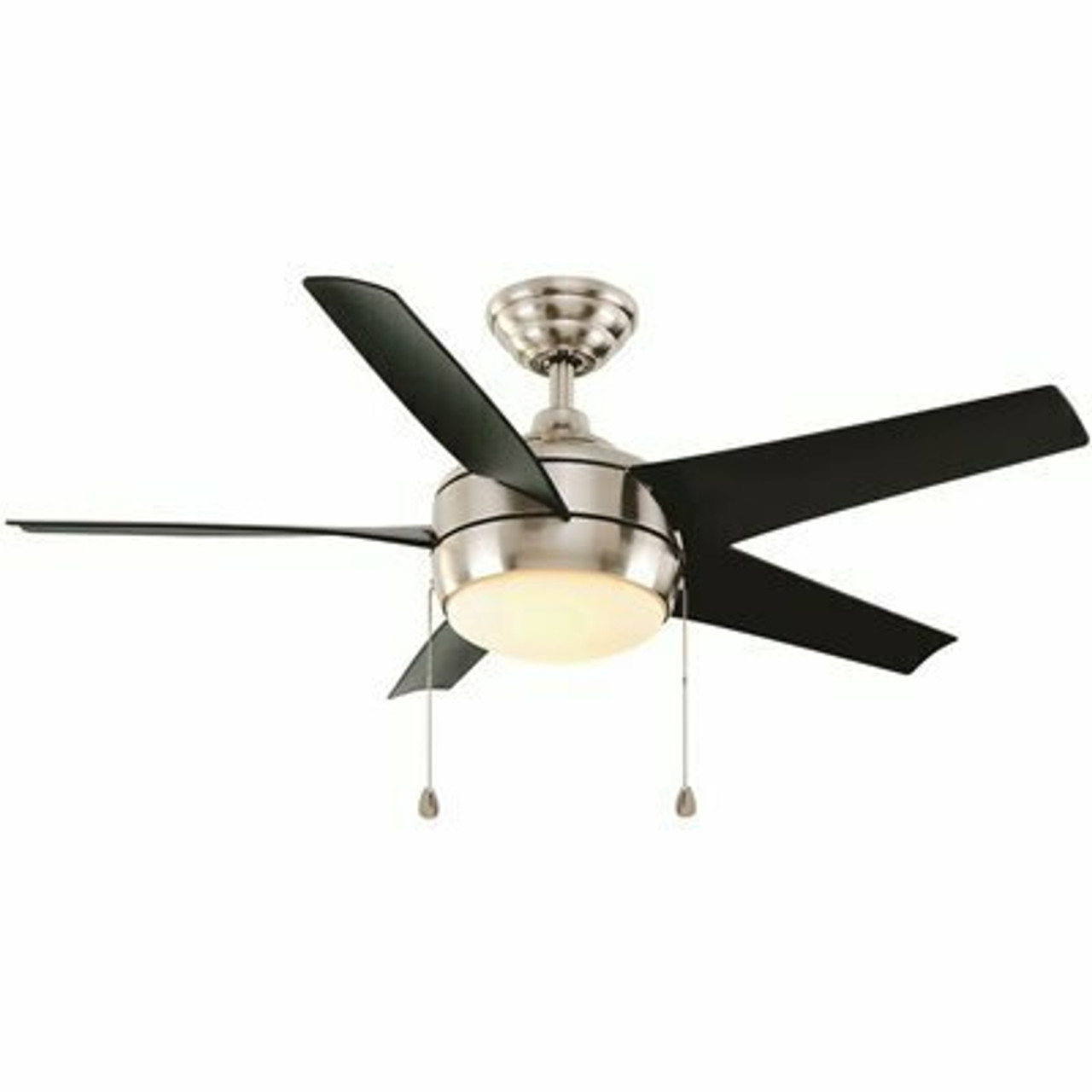 Home Decorators Collection Windward 44 In. Led Brushed Nickel Ceiling Fan With Light Kit
