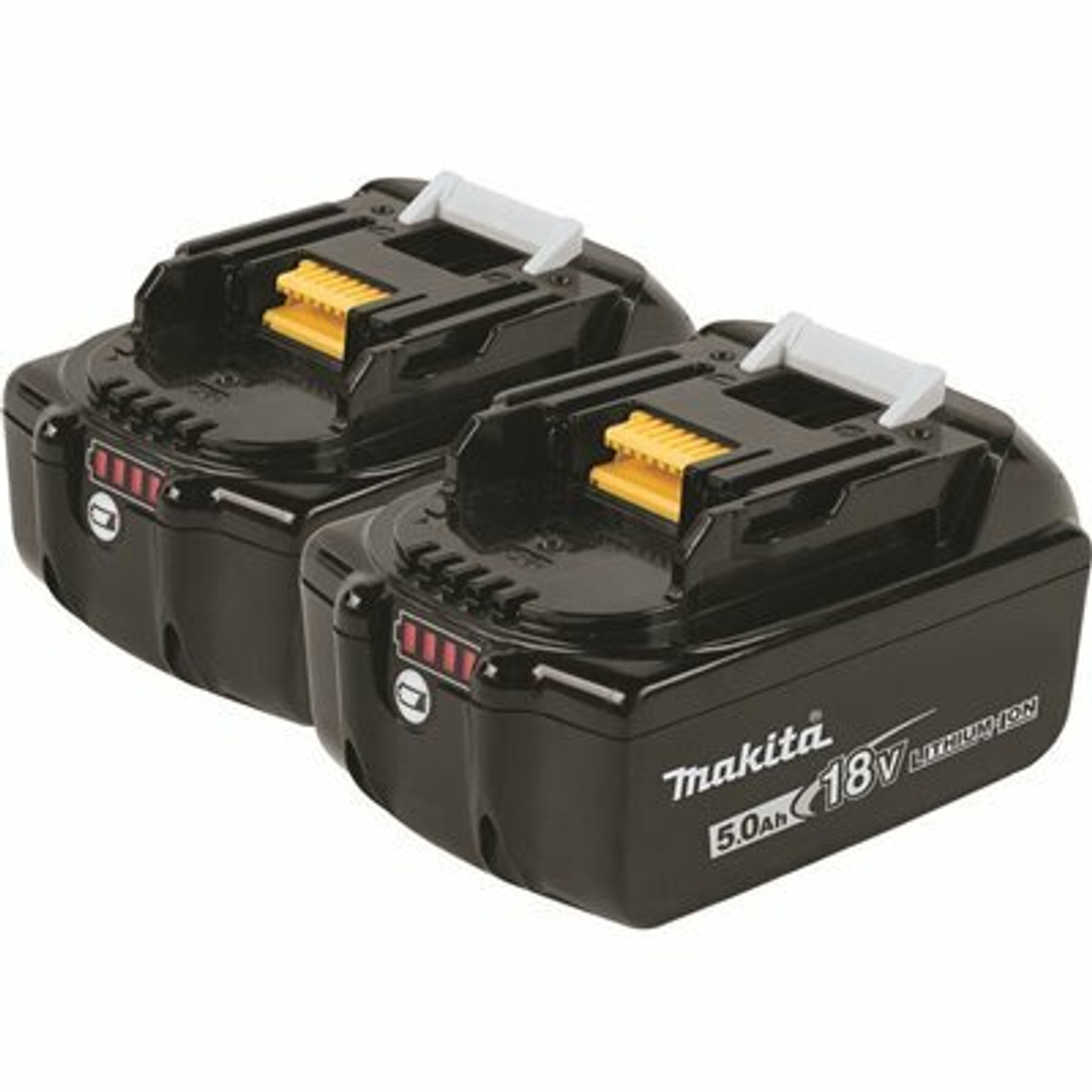 Makita 18-Volt Lxt Lithium-Ion High Capacity Battery Pack 5.0 Ah With Led Charge Level Indicator (2-Pack)