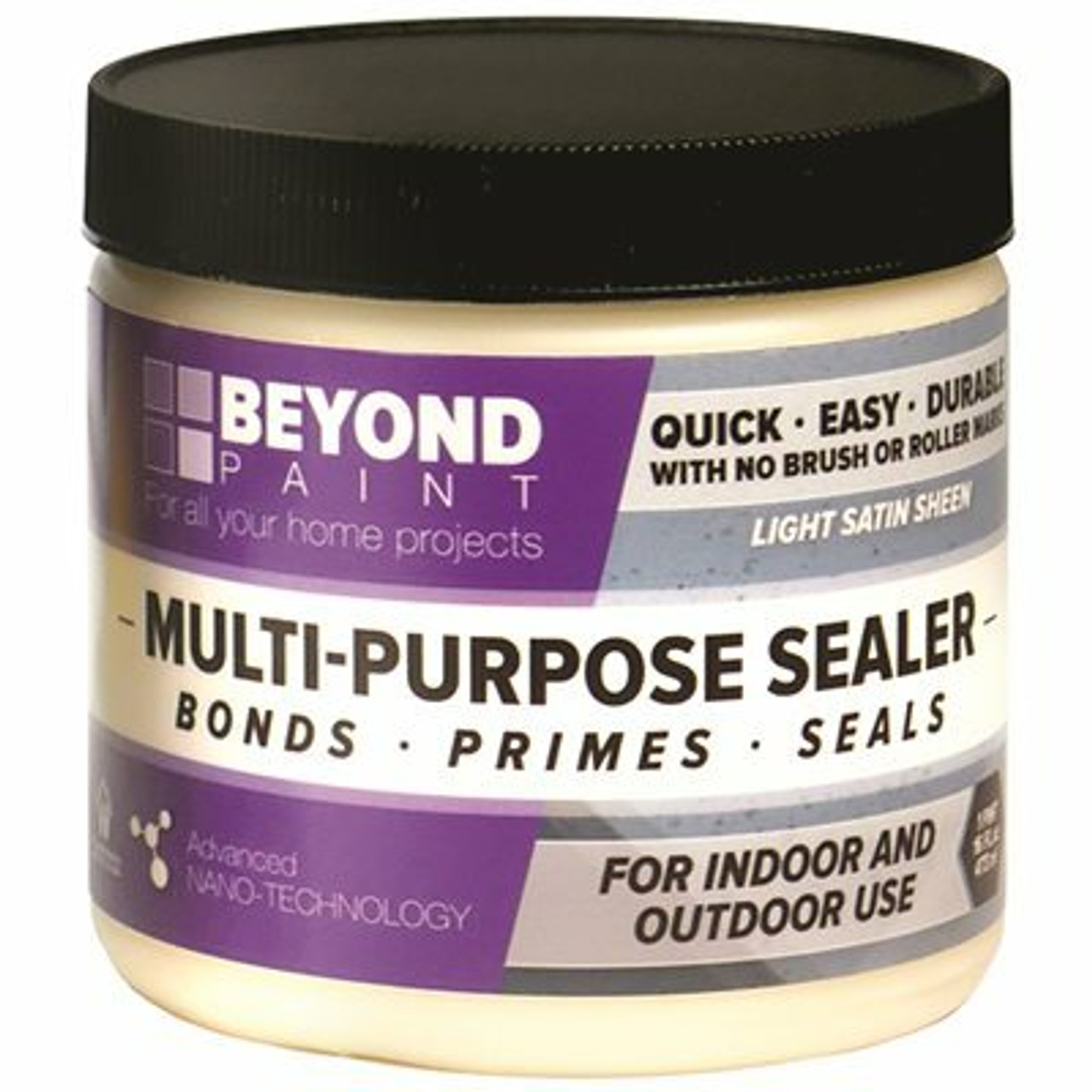 BEYOND PAINT 1-Pint Multi-Purpose Indoor/Outdoor High Satin Sheen Sealer BEYOND PAINT 1-Pint Multi-Purpose Indoor/Outdoor High Satin Sheen Sealer