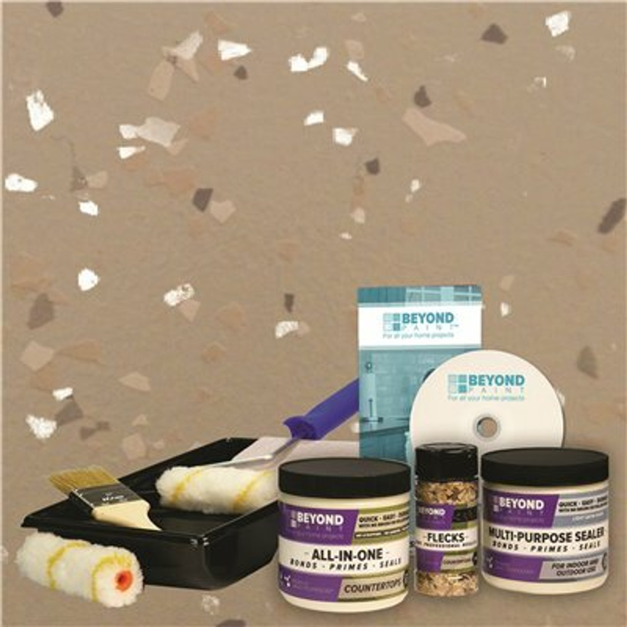 Beyond Paint 1 Pt. Linen Multi-Surface All-In-One Countertop Makeover Refinishing Kit