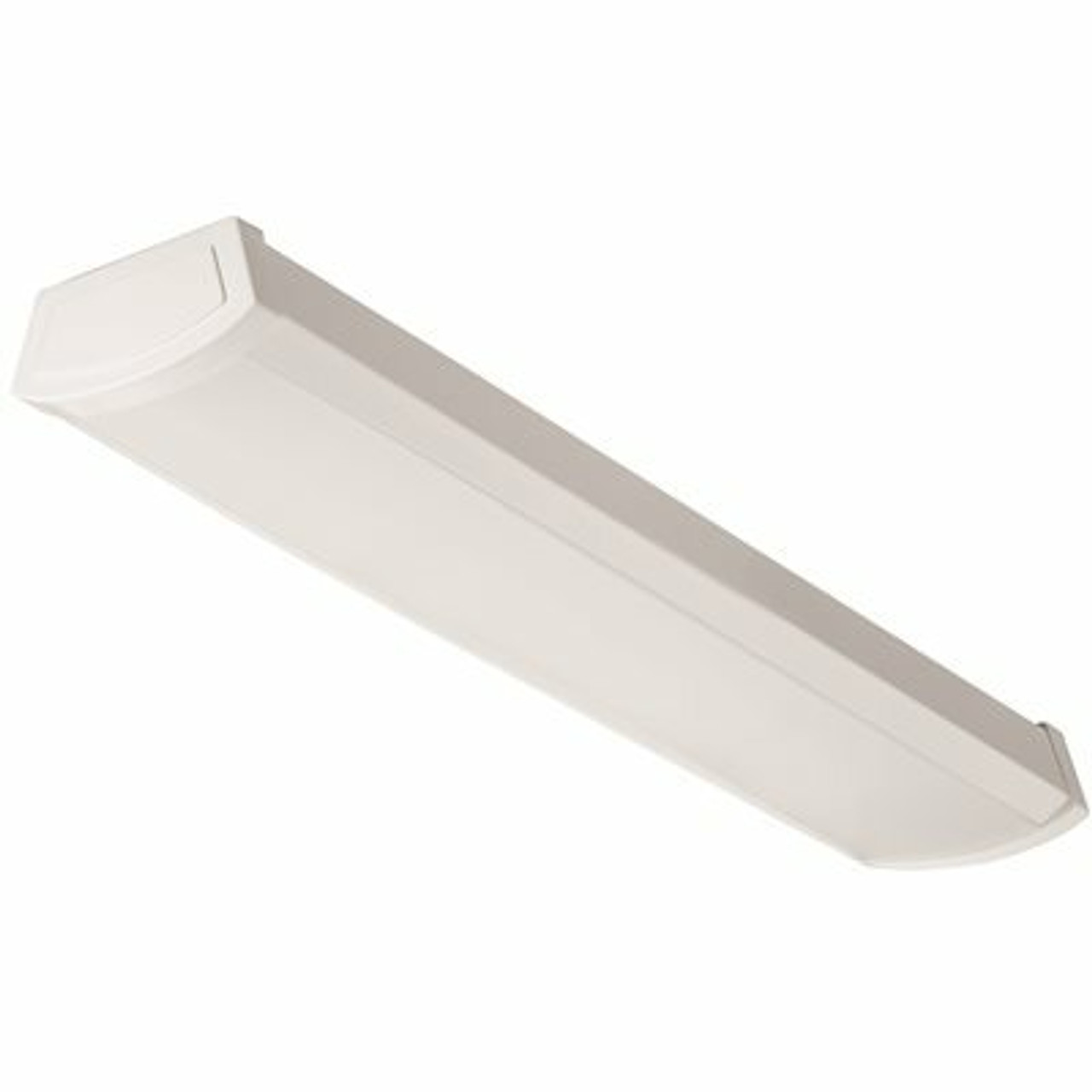 Lithonia Lighting Contractor Select Fmlwl 2 Ft. 20-Watt 1400 Lumens 4000K White Integrated Led Wrap Light Fixture