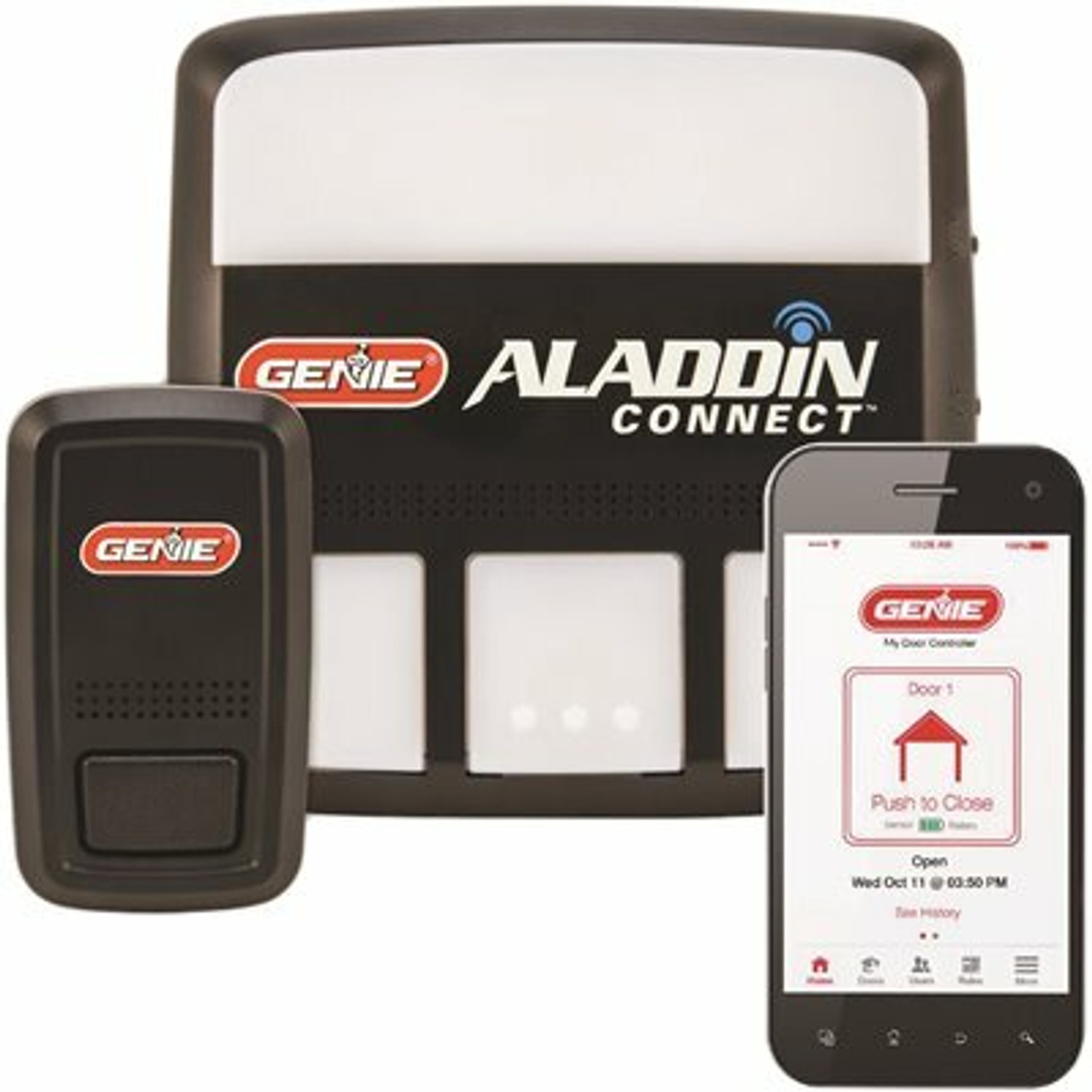 Genie Aladdin Connect Smartphone-Enabled Garage Door Controller To Open And Monitor Your Door From Anywhere