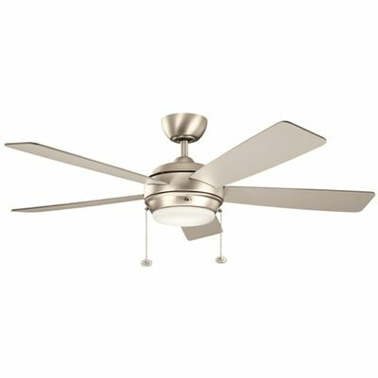 52 In. Ceiling Fan Integrated Led Light Brushed Nickel