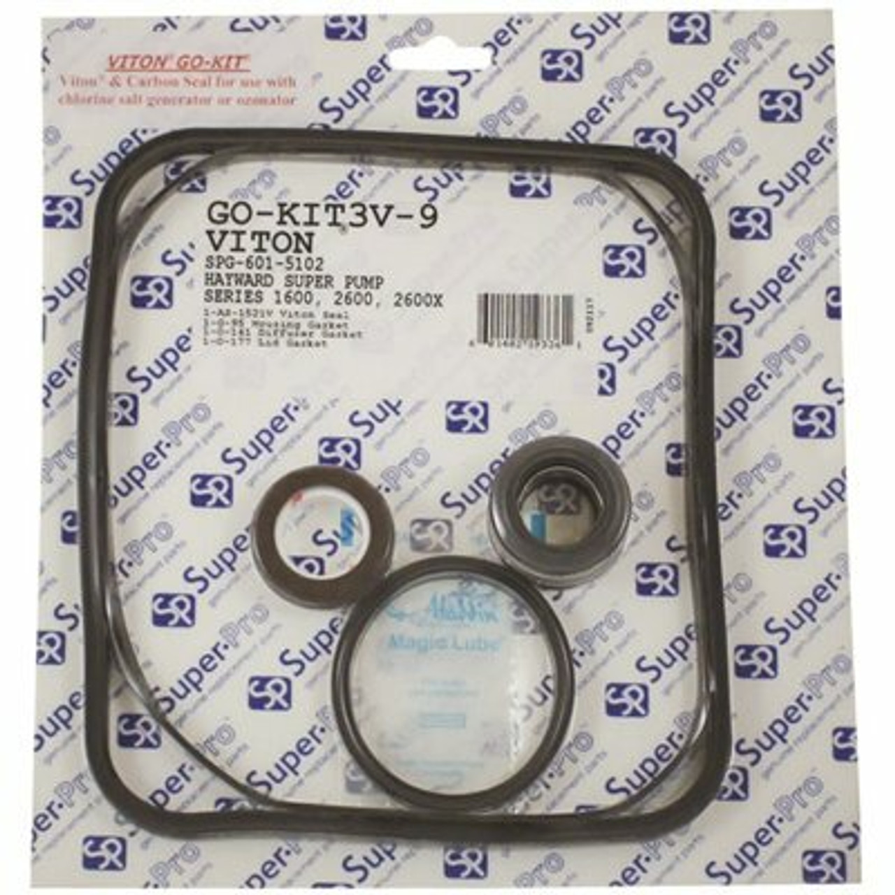 Super-Pro Pool Pump Replacement Viton Gasket And O-Ring Kit